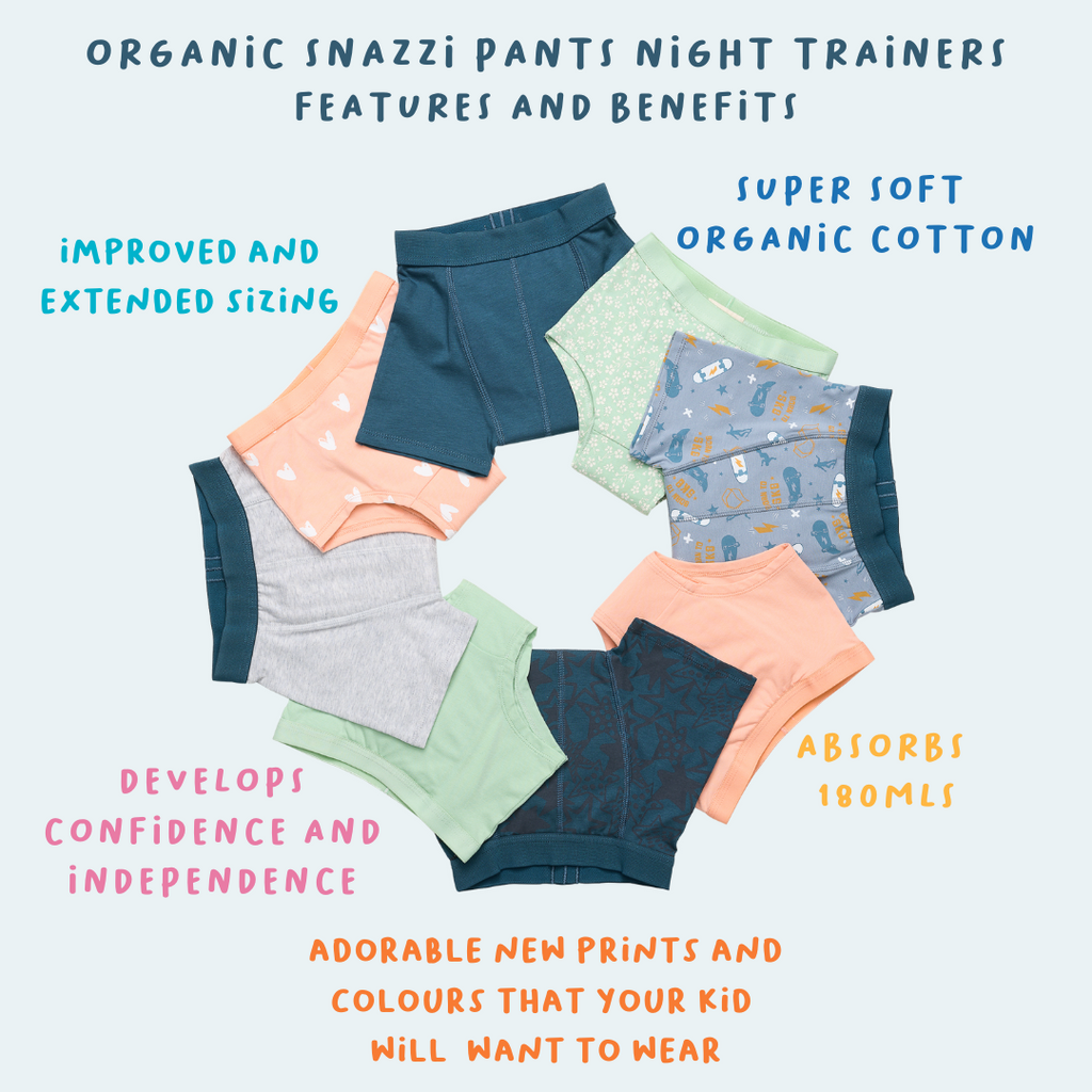 Snazzipants Night-Time Training Briefs Reusable Alternative to