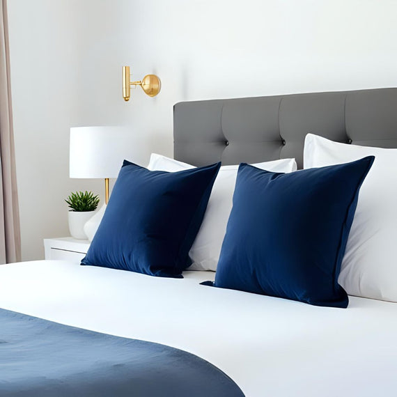 Pillow Protector Waterproof Cotton Euro