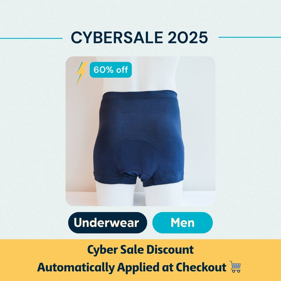 Men's Absorbent Cotton Underwear