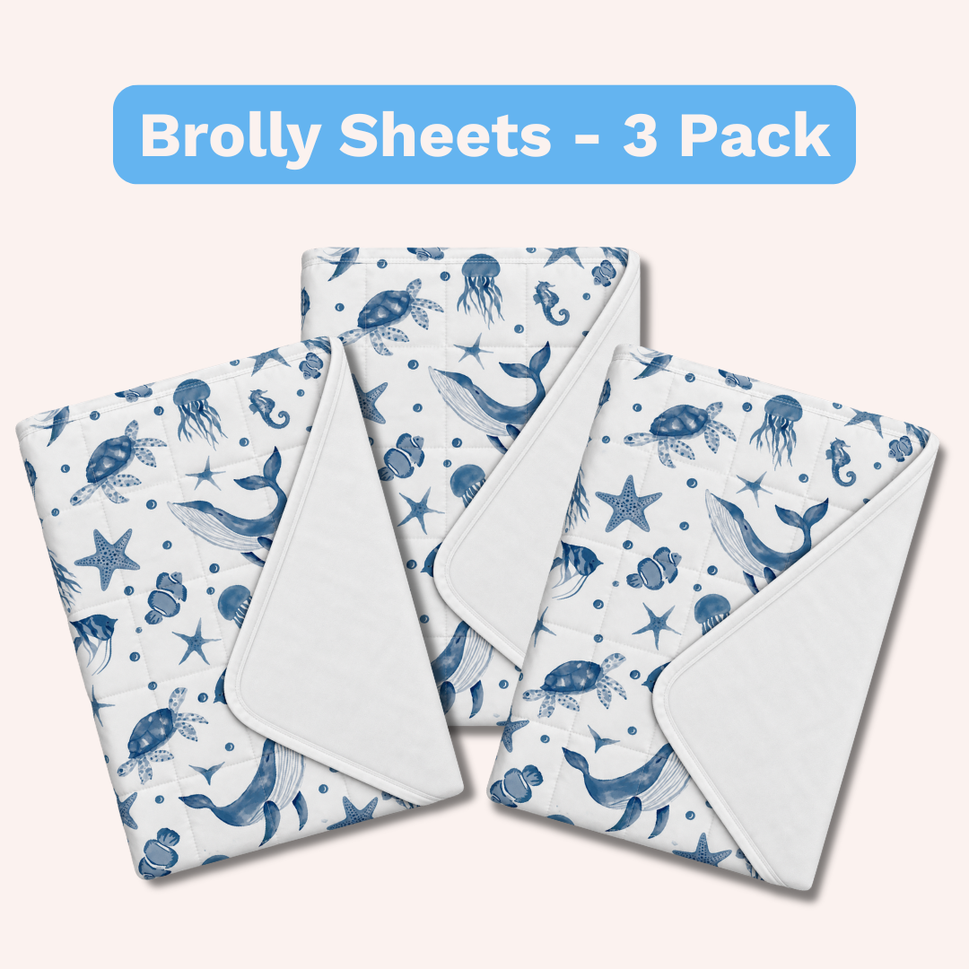 Brolly Sheet With Wings — 3 Pack