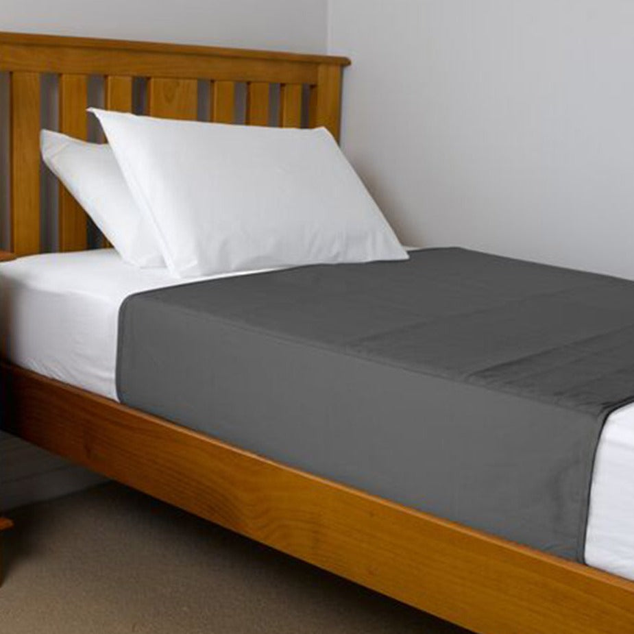 Grey Waterproof Brolly Sheet in Adult Room King Single - gray